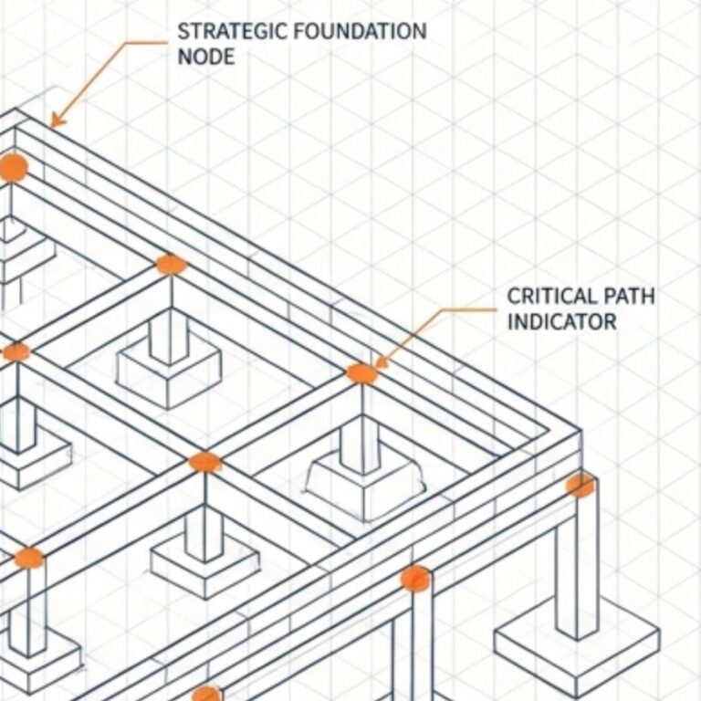デジタルマーケティングの戦略を抽象化したイメージ画像