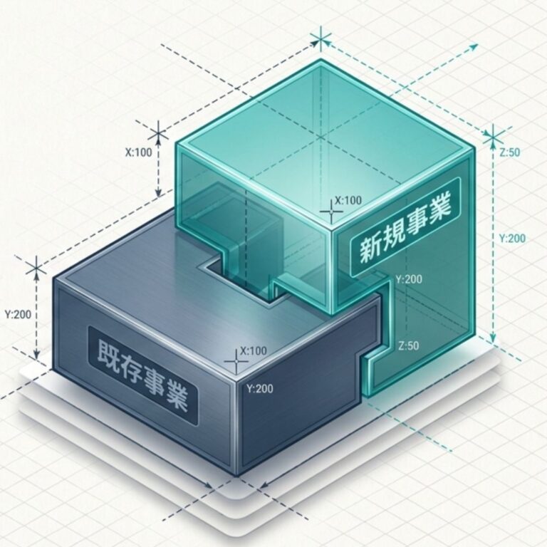 中小企業の新規事業立ち上げロードマップをイメージした画像